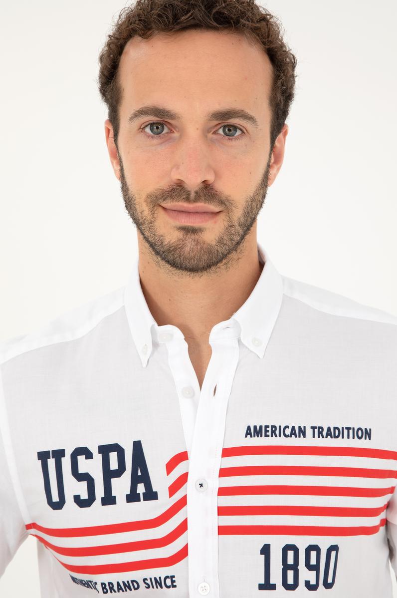 Erkek Beyaz Uzun Kollu Gömlek