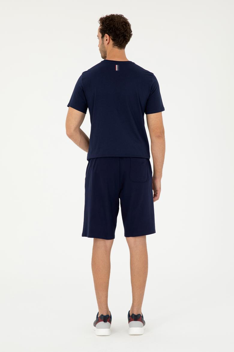 Erkek Lacivert Örme Şort - 50289285034