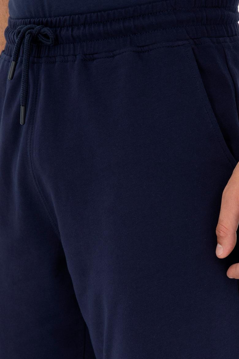 Erkek Lacivert Örme Şort - 50289285034