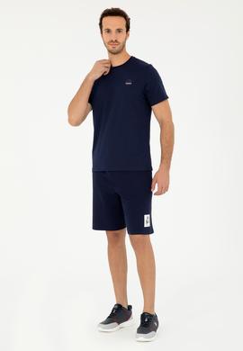 Erkek Lacivert Örme Şort - 50289285034