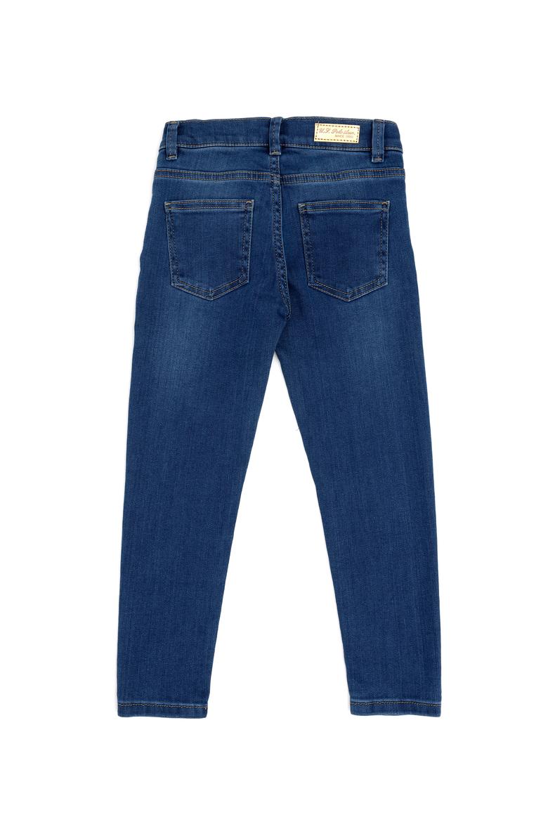 Kız Çocuk Koyu Mavi Jean Pantolon - 50283884001