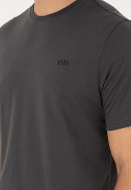 Erkek Antrasit Basic Tişört - 50284640226