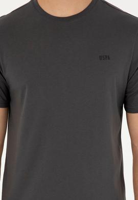 Erkek Antrasit Basic Tişört - 50284640226