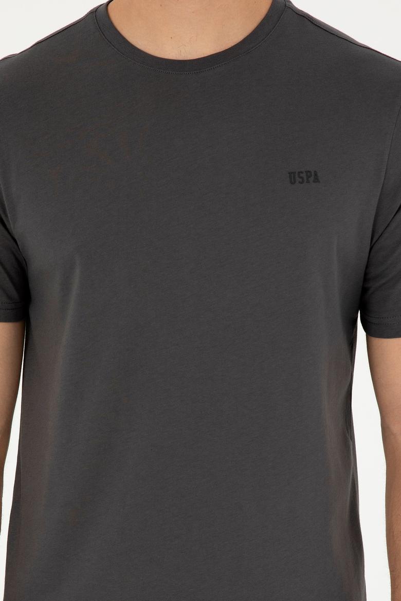 Erkek Antrasit Basic Tişört - 50284640226