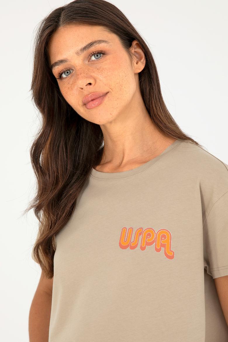 Kadın Açık Haki Tişört - 50286050003