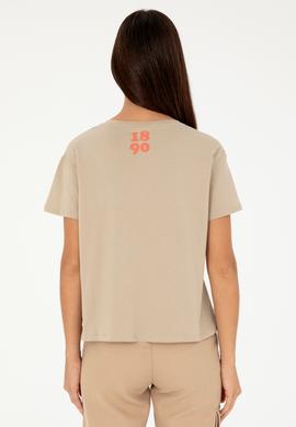 Kadın Açık Haki Tişört - 50286050003