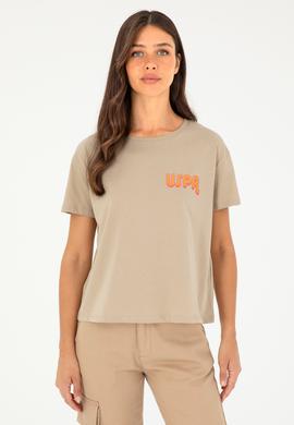 Kadın Açık Haki Tişört - 50286050003