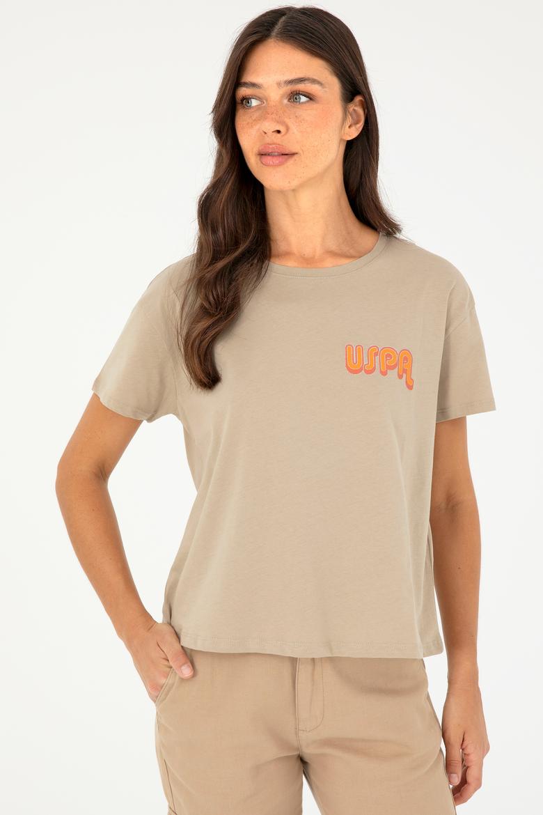 Kadın Açık Haki Tişört - 50286050003