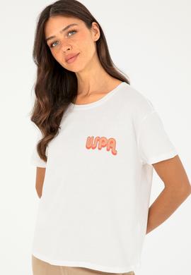 Kadın Ekru Bisiklet Yaka Tişört - 50286050029