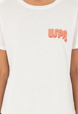 Kadın Ekru Bisiklet Yaka Tişört - 50286050029