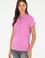 Kadın Menekşe Basic Tişört