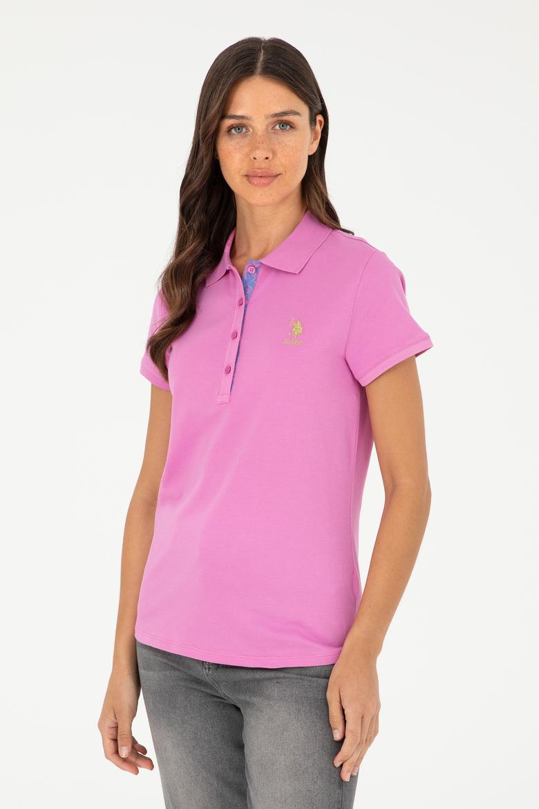 Kadın Menekşe Basic Tişört