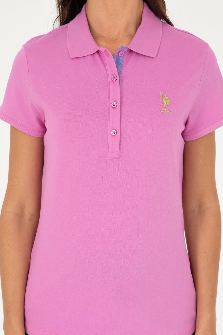 Kadın Menekşe Basic Tişört - 50280065126