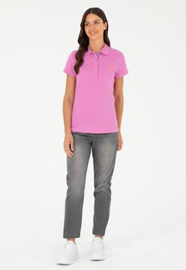 Kadın Menekşe Basic Tişört - 50280065126