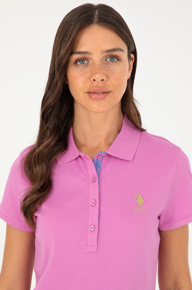 Kadın Menekşe Basic Tişört