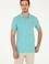 Erkek Slim Fit Polo Yaka Mint Basic Tişört
