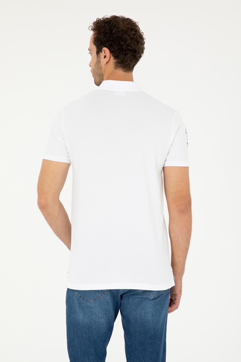 Erkek Beyaz Basic Tişört - 50279568008