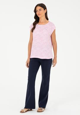 Kadın Pembe Kısa Kollu Gömlek - 50280956021