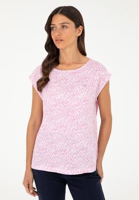 Kadın Pembe Kısa Kollu Gömlek - 50280956021