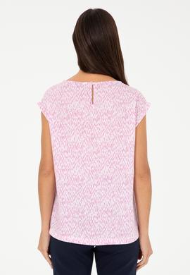 Kadın Pembe Kısa Kollu Gömlek - 50280956021