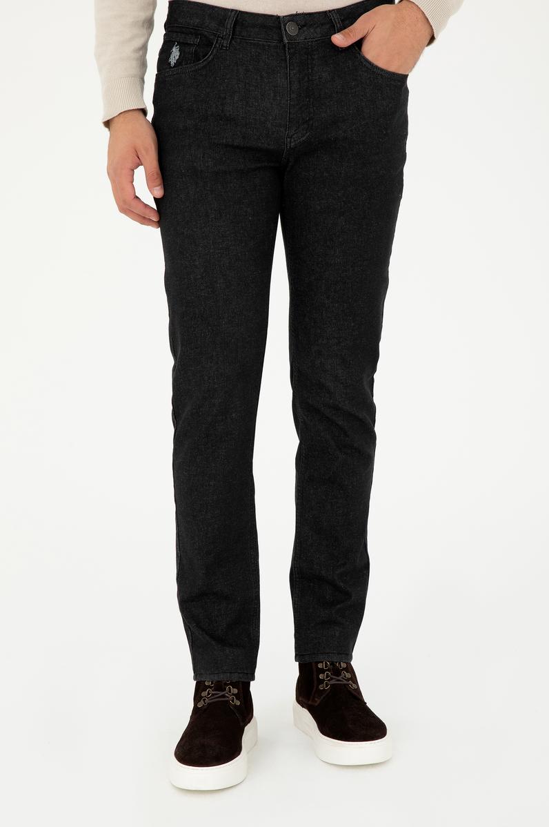 Erkek Siyah Jean Pantolon