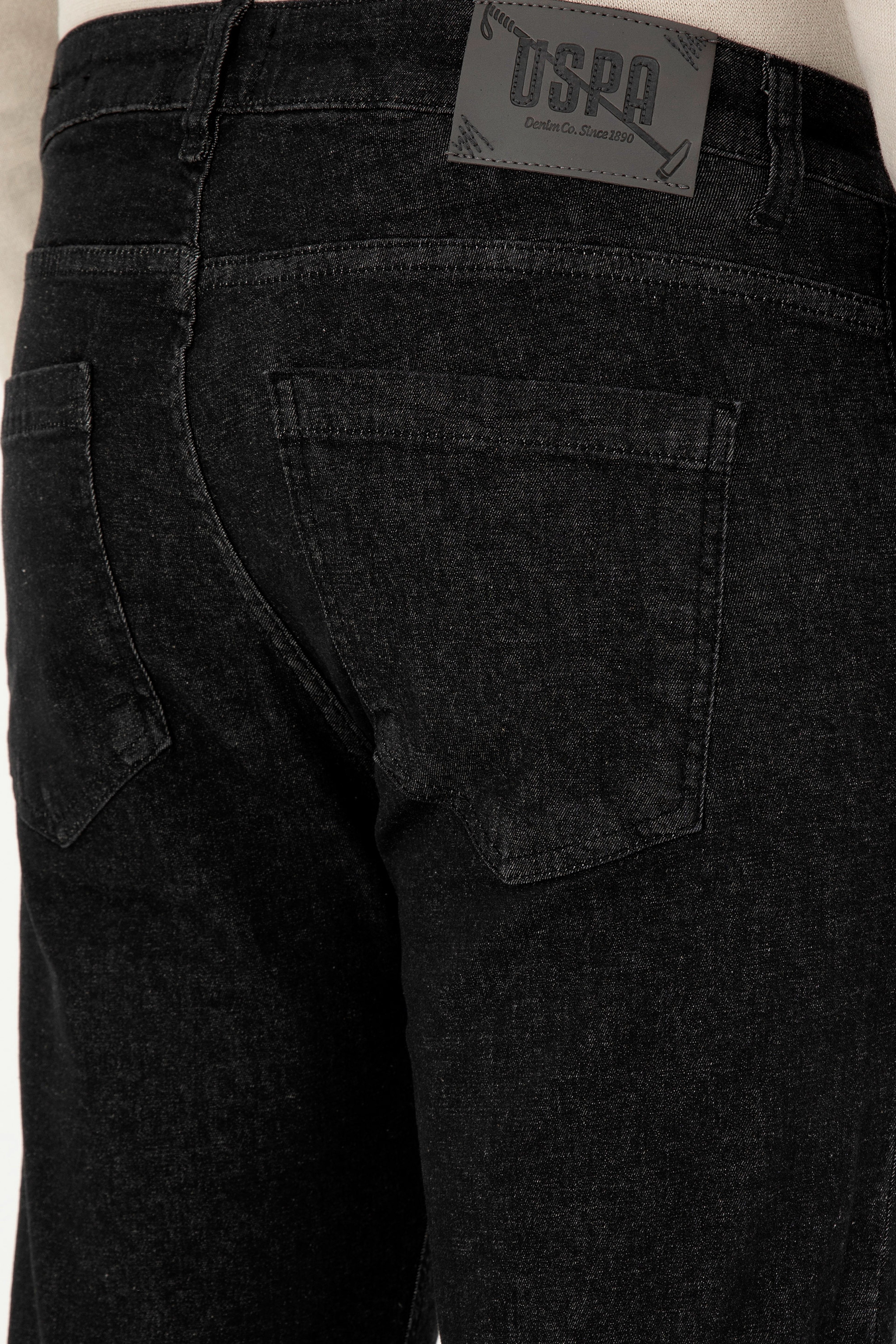 Erkek Siyah Jean Pantolon - Image 6