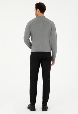 Erkek Siyah Kanvas / Chino Pantolon - 50275582337
