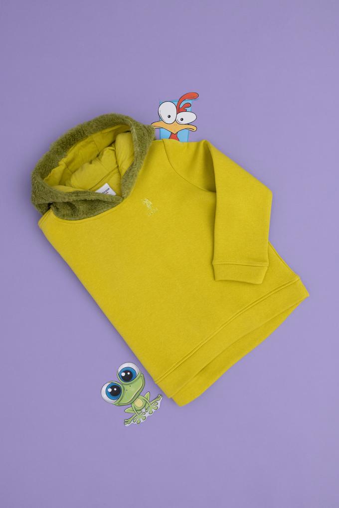 Kız Çocuk Fıstık Yeşili Sweatshirt