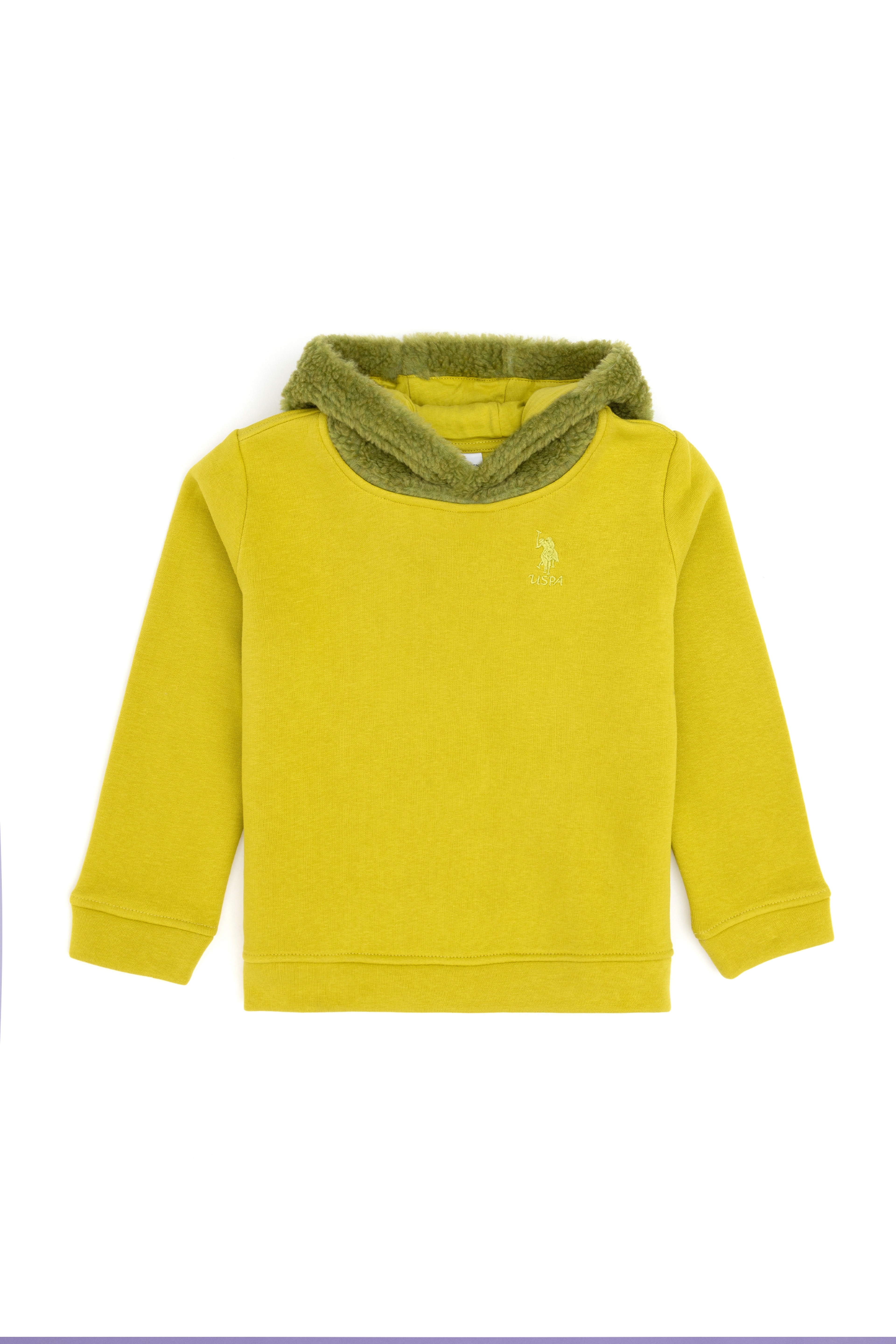 Kız Çocuk Fıstık Yeşili Sweatshirt - Image 2
