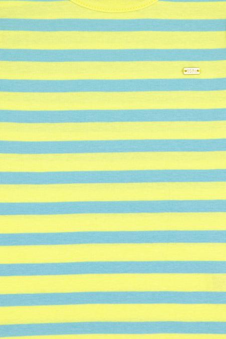 Kız Çocuk Fıstık Yeşili Bisiklet Yaka Kolsuz Tişört