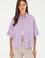 Kadın Lila Uzun Kollu Gömlek
