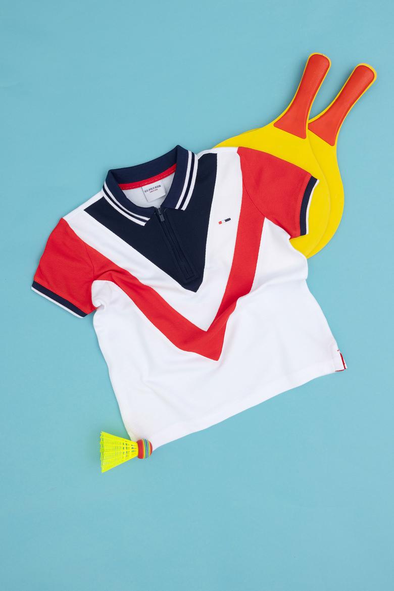 Erkek Çocuk Kırmızı Polo Yaka Tişört