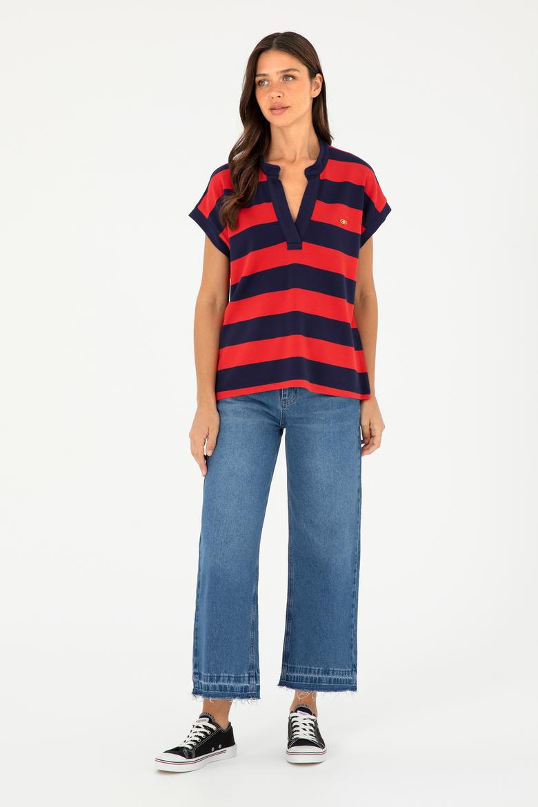 Kadın Lacivert Tişört - 50281895029