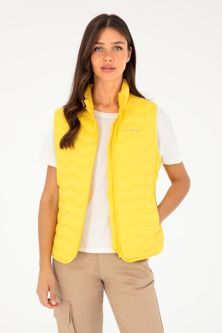 Kadın Sarı Yelek