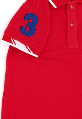 Erkek Bebek Kırmızı Polo Yaka Tişört - 50252177065