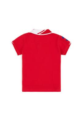 Erkek Bebek Kırmızı Polo Yaka Tişört - 50252177065