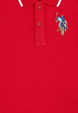 Erkek Bebek Kırmızı Polo Yaka Tişört - 50252177065