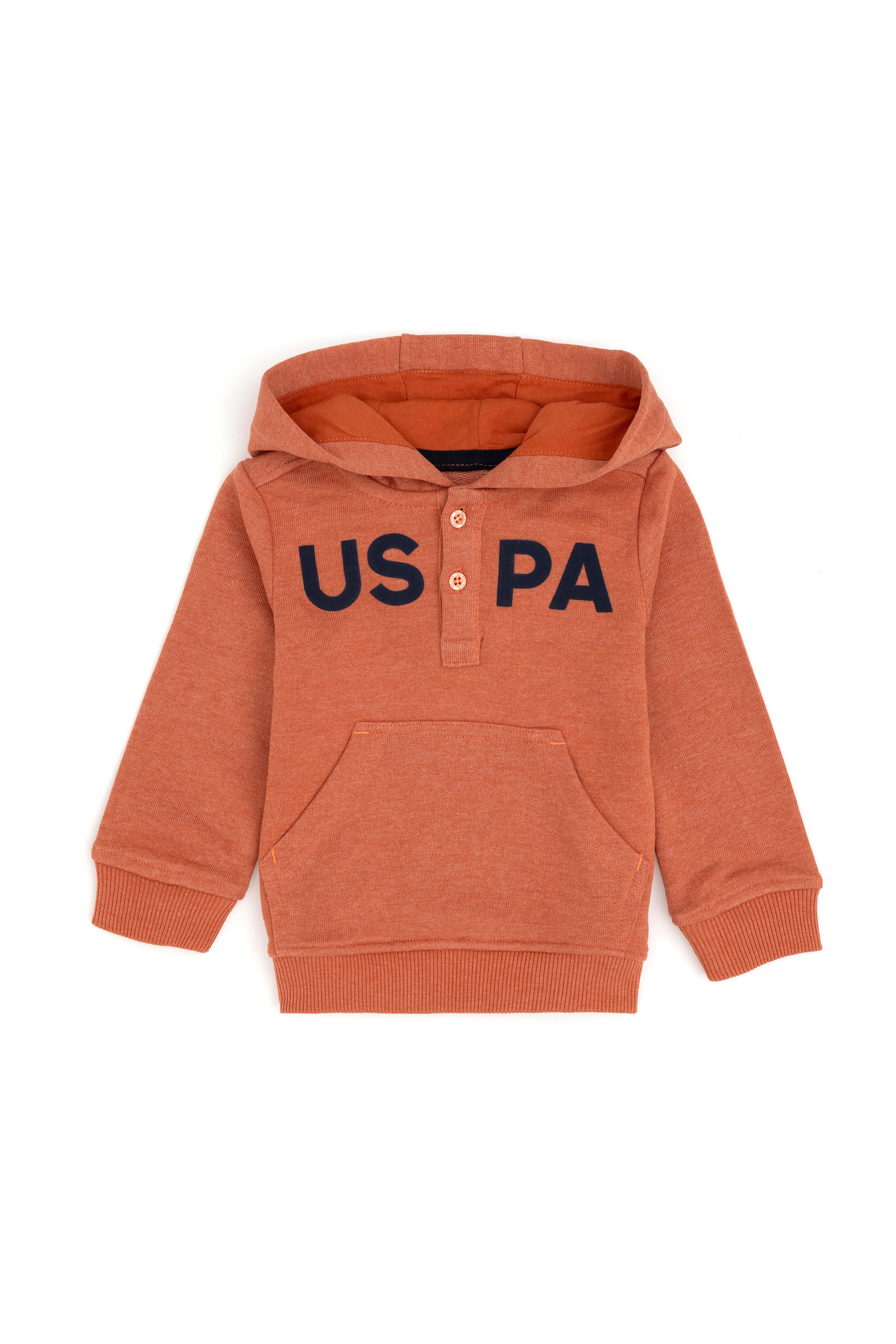 Erkek Bebek Kiremit Melanj Basic Sweatshirt - Image 2