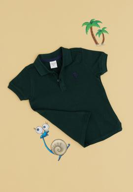 Erkek Bebek Koyu Yeşil Basic Tişört - 50265996179