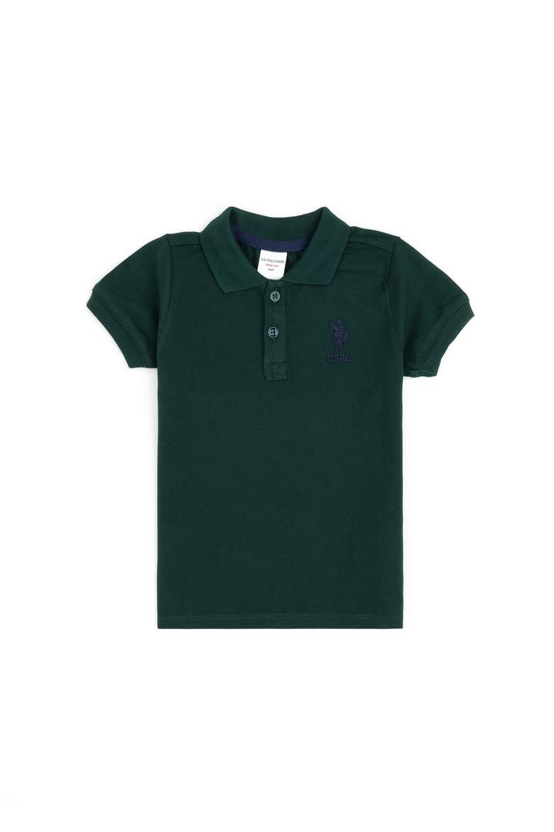 Erkek Bebek Koyu Yeşil Basic Tişört - 50265996179