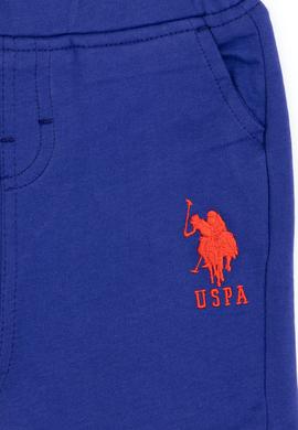 Erkek Bebek Mavi Örme Şort - 50252170077