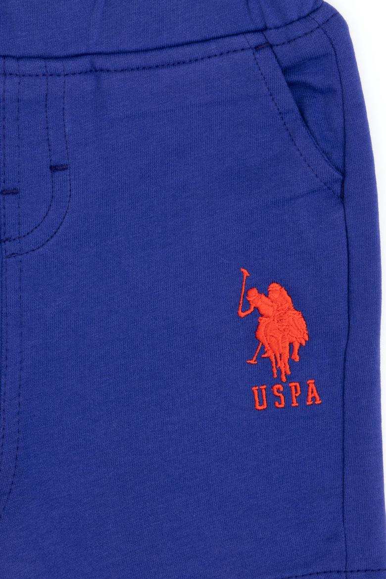 Erkek Bebek Mavi Örme Şort - 50252170077