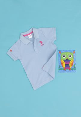 Erkek Bebek Açık Mavi Basic Tişört - 50252176155