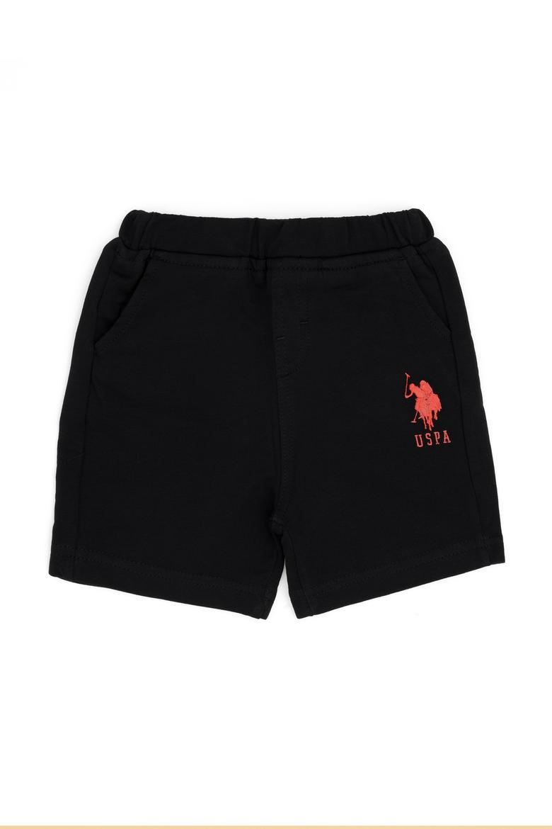 Erkek Bebek Siyah Örme Şort - 50252170071