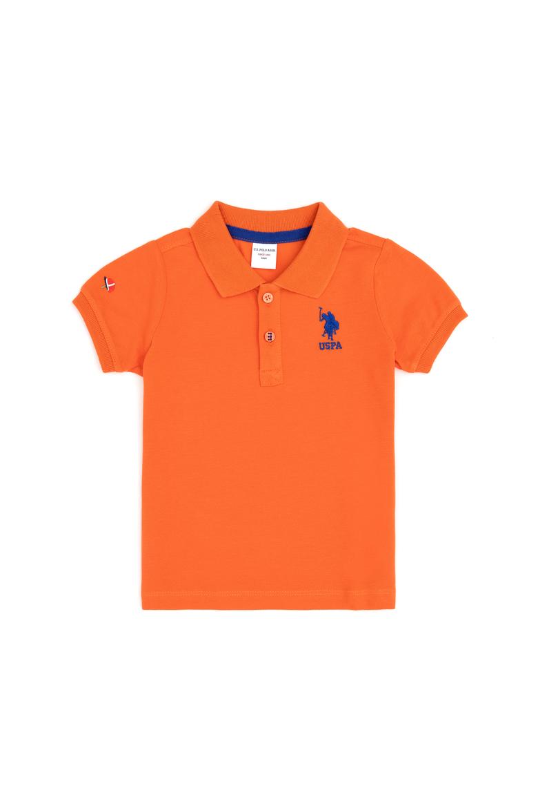 Erkek Bebek Turuncu Basic Tişört - 50252176172