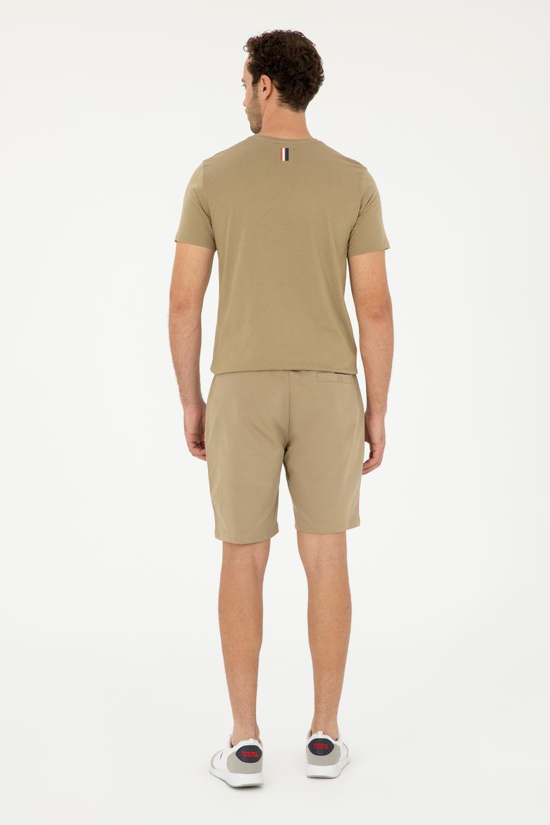 Erkek Haki Örme Şort - 50279636024