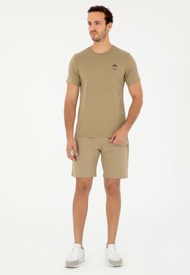 Erkek Haki Örme Şort - 50279636024