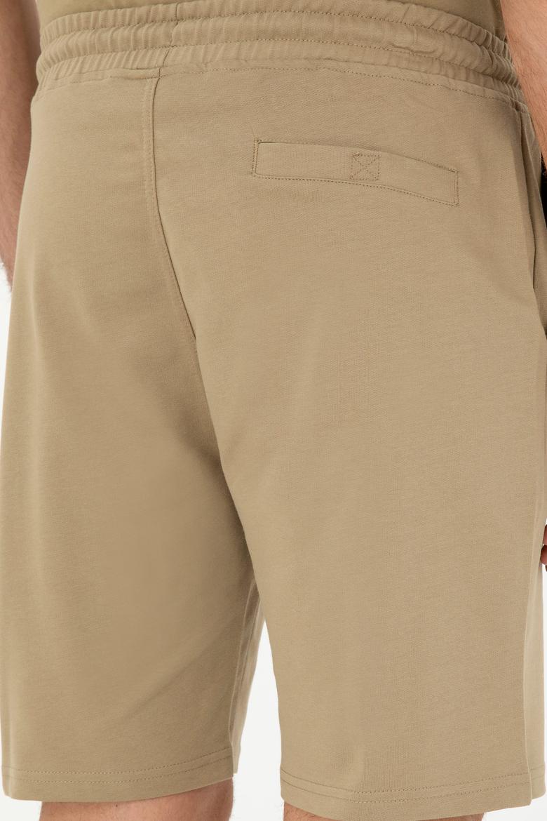 Erkek Haki Örme Şort - 50279636024