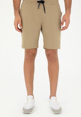 Erkek Haki Örme Şort - 50279636024