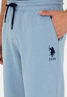 Erkek İndigo Örme Şort - 50279640049